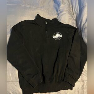 Quarter zip crewneck